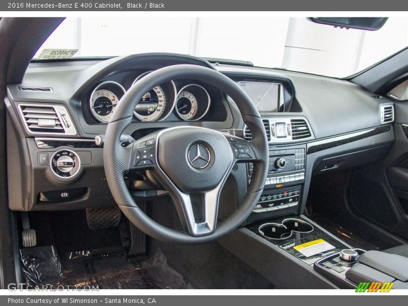 Black / Black 2016 Mercedes-Benz E 400 Cabriolet