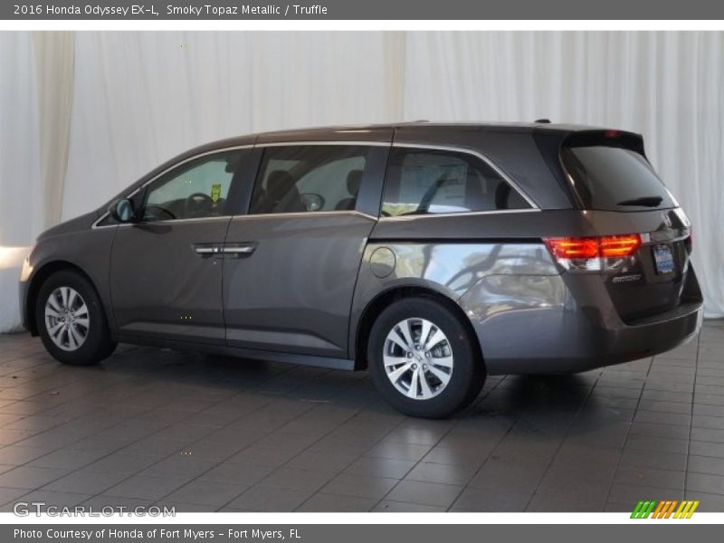 Smoky Topaz Metallic / Truffle 2016 Honda Odyssey EX-L