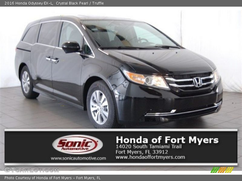 Crystal Black Pearl / Truffle 2016 Honda Odyssey EX-L