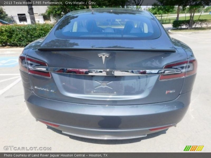 Grey Metallic / Grey 2013 Tesla Model S P85 Performance