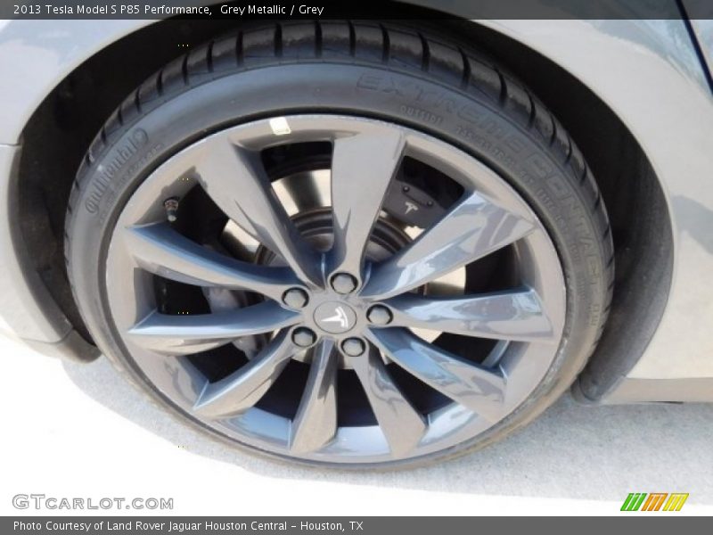 Grey Metallic / Grey 2013 Tesla Model S P85 Performance