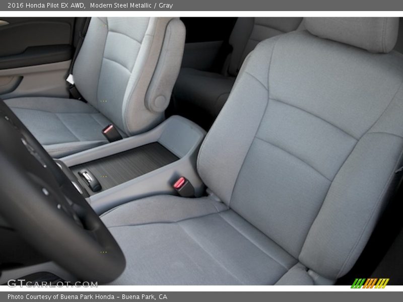 Modern Steel Metallic / Gray 2016 Honda Pilot EX AWD