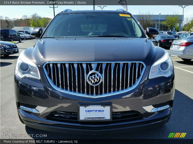 Cyber Gray Metallic / Ebony 2014 Buick Enclave Premium