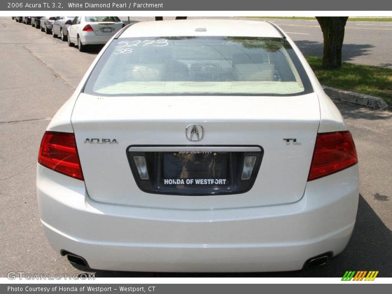 White Diamond Pearl / Parchment 2006 Acura TL 3.2