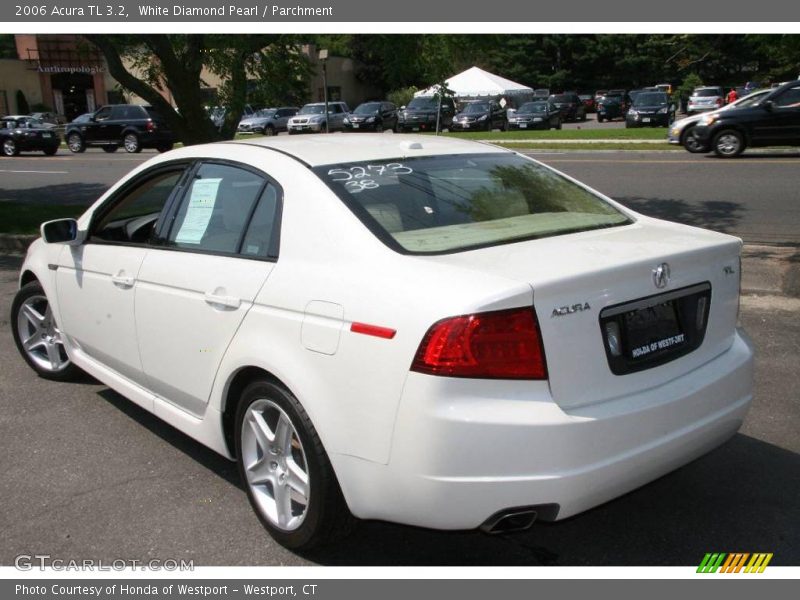 White Diamond Pearl / Parchment 2006 Acura TL 3.2
