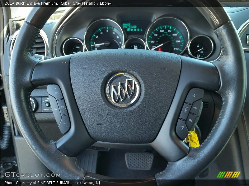 Cyber Gray Metallic / Ebony 2014 Buick Enclave Premium