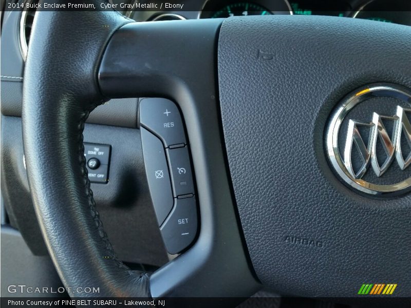 Cyber Gray Metallic / Ebony 2014 Buick Enclave Premium