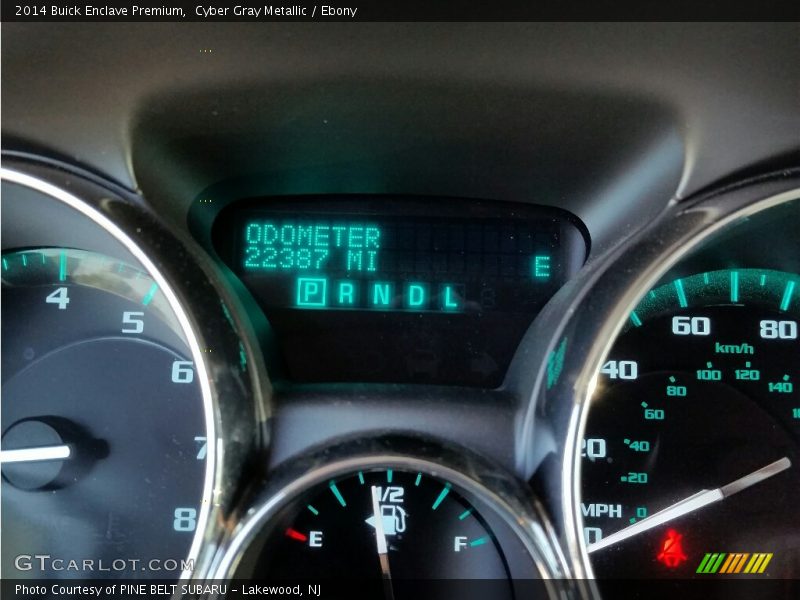 Cyber Gray Metallic / Ebony 2014 Buick Enclave Premium