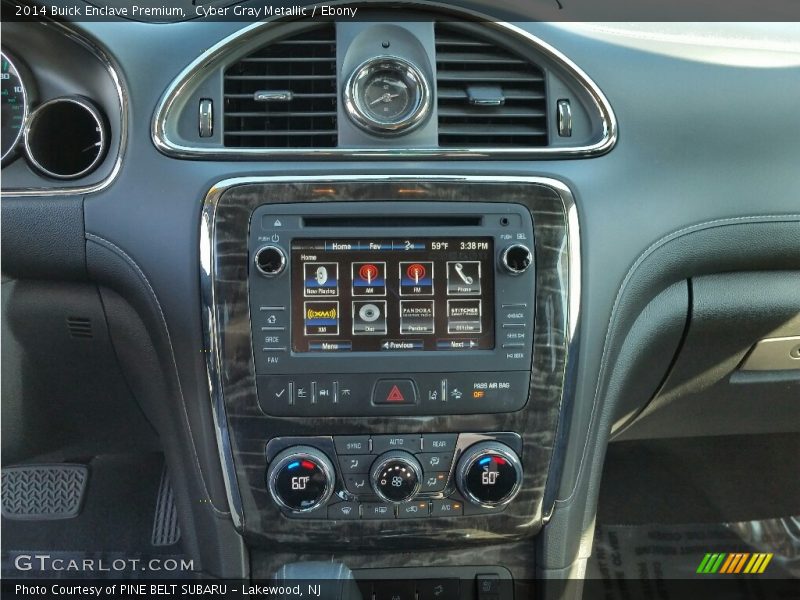 Cyber Gray Metallic / Ebony 2014 Buick Enclave Premium