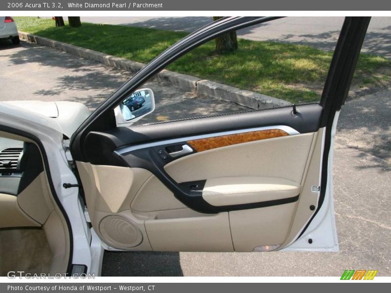 White Diamond Pearl / Parchment 2006 Acura TL 3.2