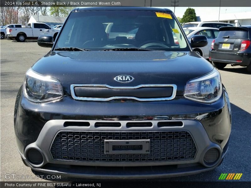 Shadow Black / Black Diamond Woven Cloth 2014 Kia Soul 1.6