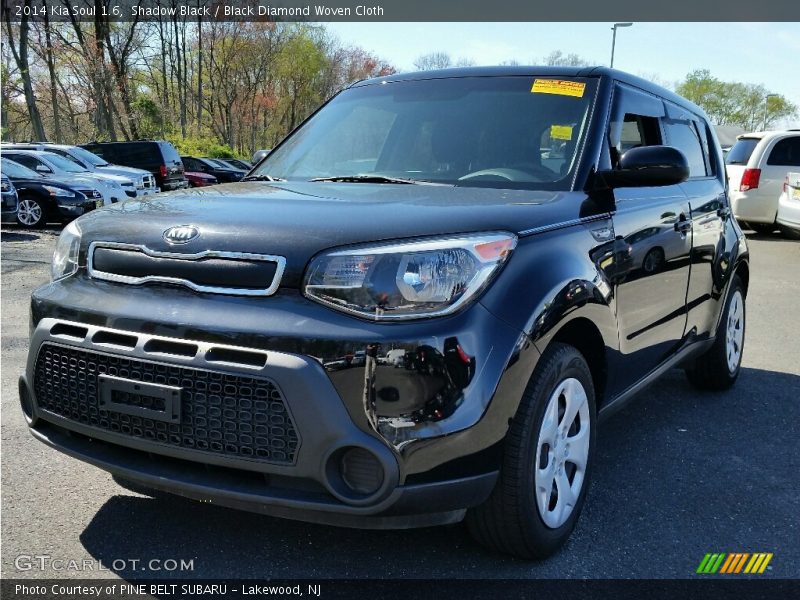 Shadow Black / Black Diamond Woven Cloth 2014 Kia Soul 1.6