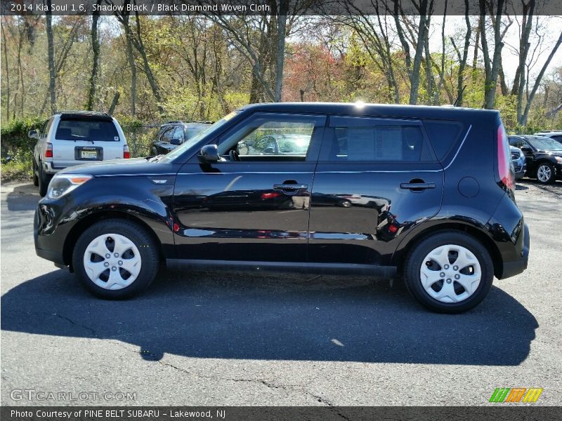 Shadow Black / Black Diamond Woven Cloth 2014 Kia Soul 1.6