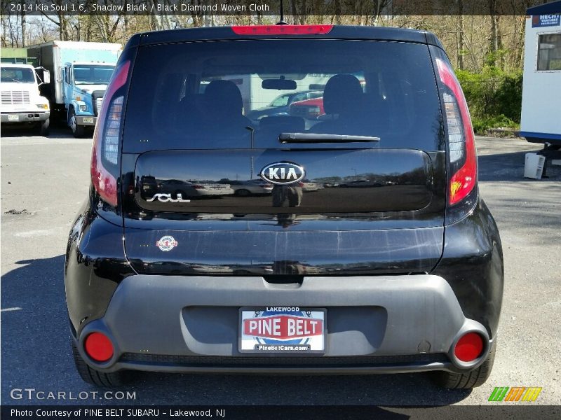 Shadow Black / Black Diamond Woven Cloth 2014 Kia Soul 1.6