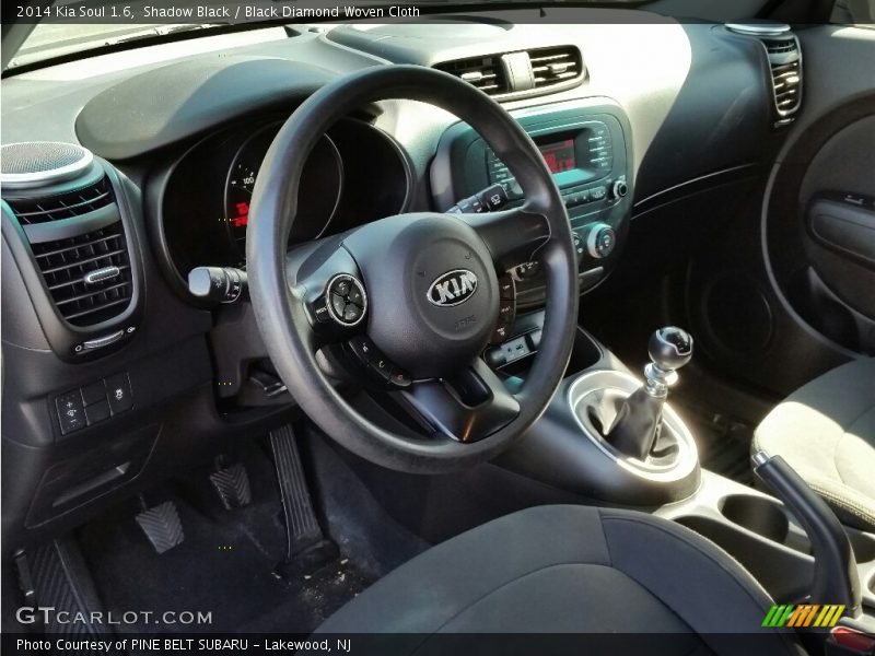 Shadow Black / Black Diamond Woven Cloth 2014 Kia Soul 1.6