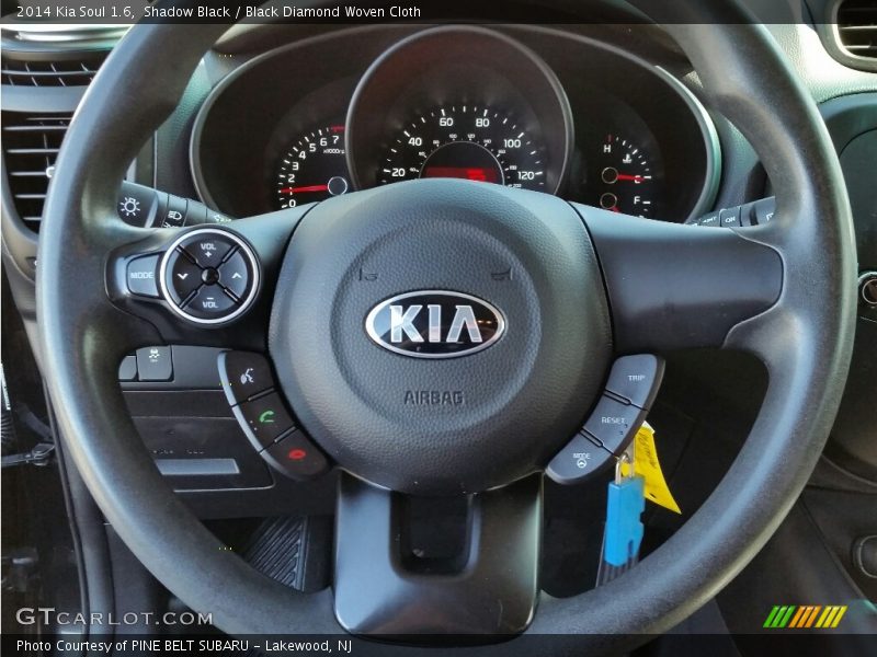 Shadow Black / Black Diamond Woven Cloth 2014 Kia Soul 1.6
