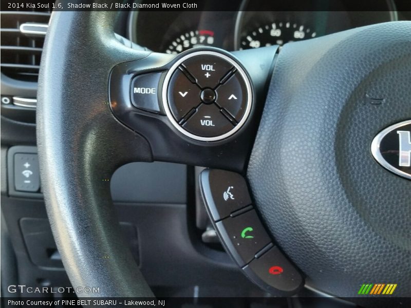 Shadow Black / Black Diamond Woven Cloth 2014 Kia Soul 1.6