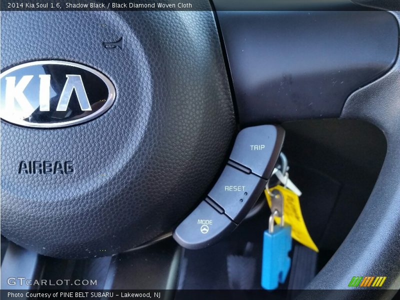 Shadow Black / Black Diamond Woven Cloth 2014 Kia Soul 1.6