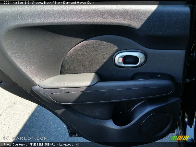 Shadow Black / Black Diamond Woven Cloth 2014 Kia Soul 1.6