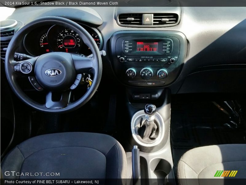 Shadow Black / Black Diamond Woven Cloth 2014 Kia Soul 1.6