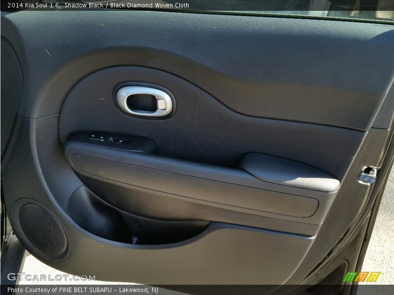 Shadow Black / Black Diamond Woven Cloth 2014 Kia Soul 1.6