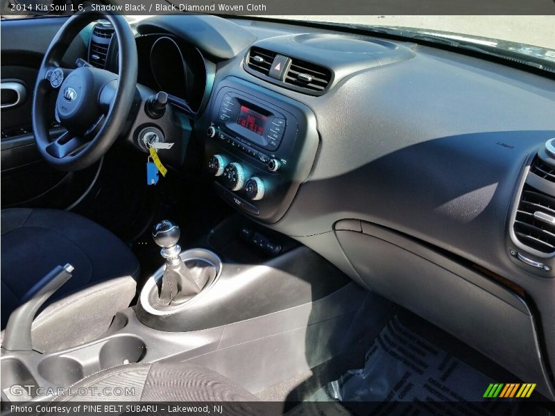 Shadow Black / Black Diamond Woven Cloth 2014 Kia Soul 1.6