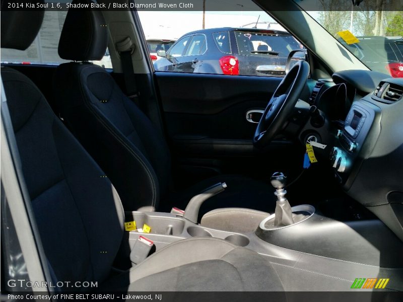 Shadow Black / Black Diamond Woven Cloth 2014 Kia Soul 1.6
