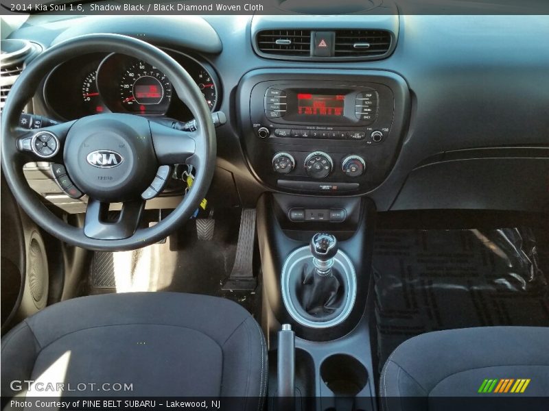 Shadow Black / Black Diamond Woven Cloth 2014 Kia Soul 1.6