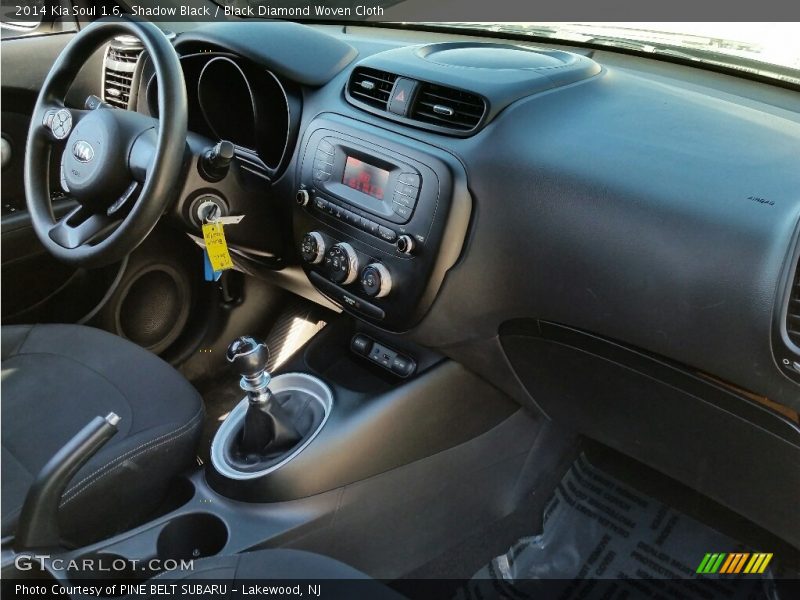 Shadow Black / Black Diamond Woven Cloth 2014 Kia Soul 1.6