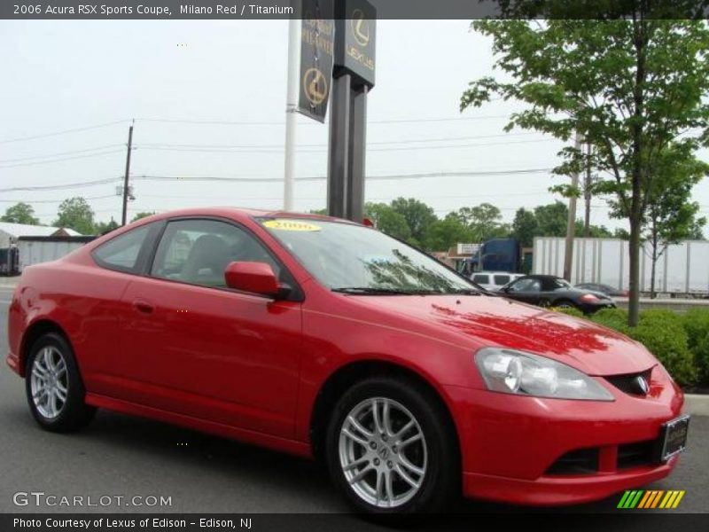 Milano Red / Titanium 2006 Acura RSX Sports Coupe