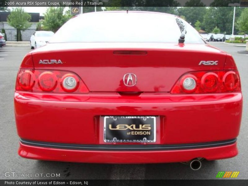 Milano Red / Titanium 2006 Acura RSX Sports Coupe