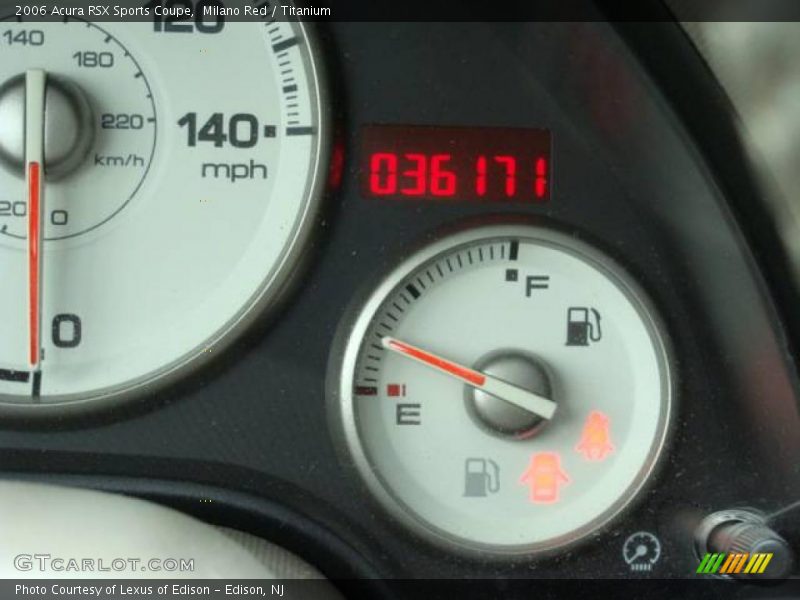 Milano Red / Titanium 2006 Acura RSX Sports Coupe