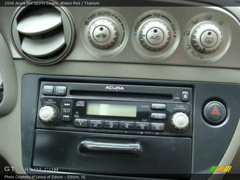 Milano Red / Titanium 2006 Acura RSX Sports Coupe