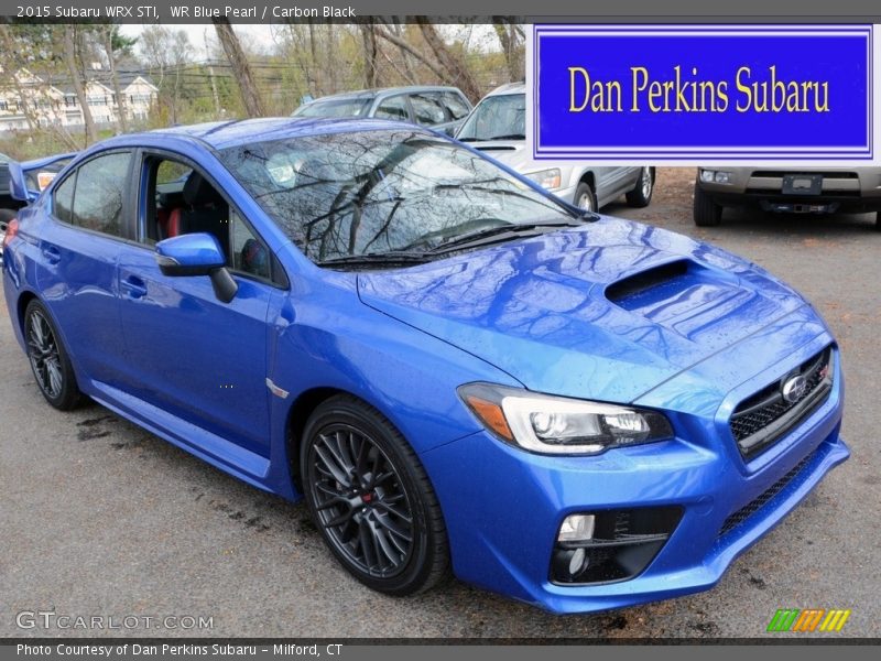 WR Blue Pearl / Carbon Black 2015 Subaru WRX STI