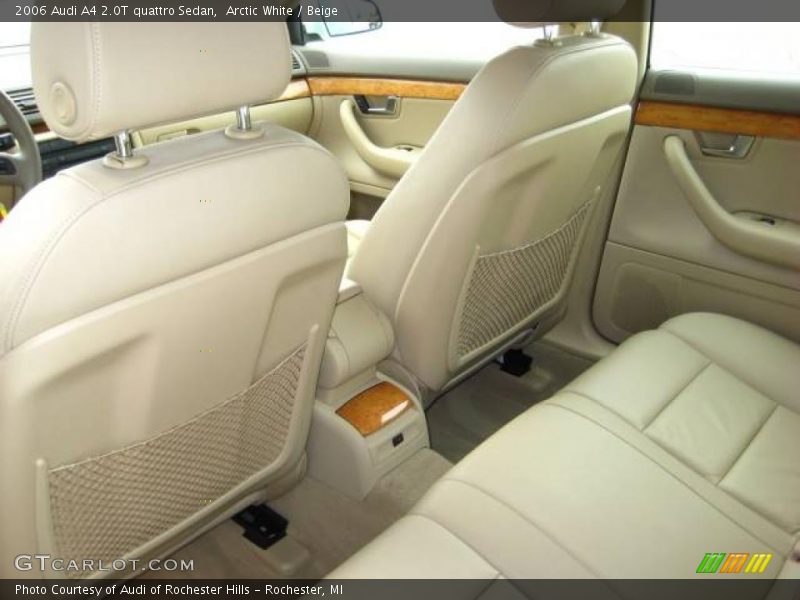 Arctic White / Beige 2006 Audi A4 2.0T quattro Sedan