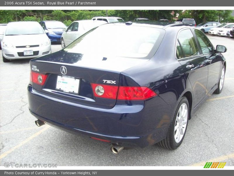 Royal Blue Pearl / Parchment 2006 Acura TSX Sedan