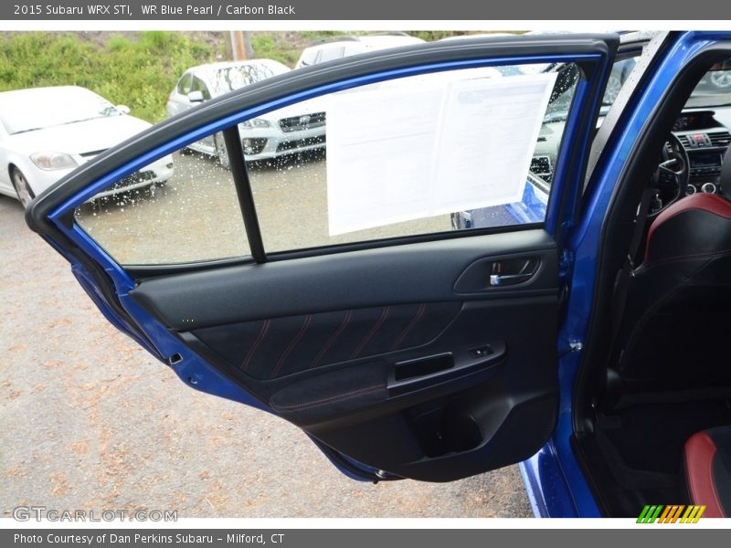 WR Blue Pearl / Carbon Black 2015 Subaru WRX STI
