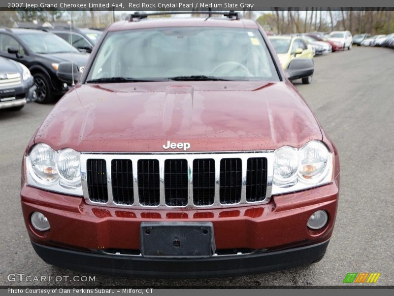 Red Rock Crystal Pearl / Medium Slate Gray 2007 Jeep Grand Cherokee Limited 4x4
