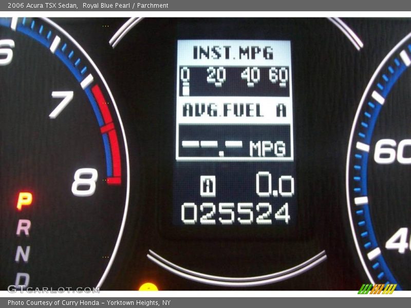 Royal Blue Pearl / Parchment 2006 Acura TSX Sedan