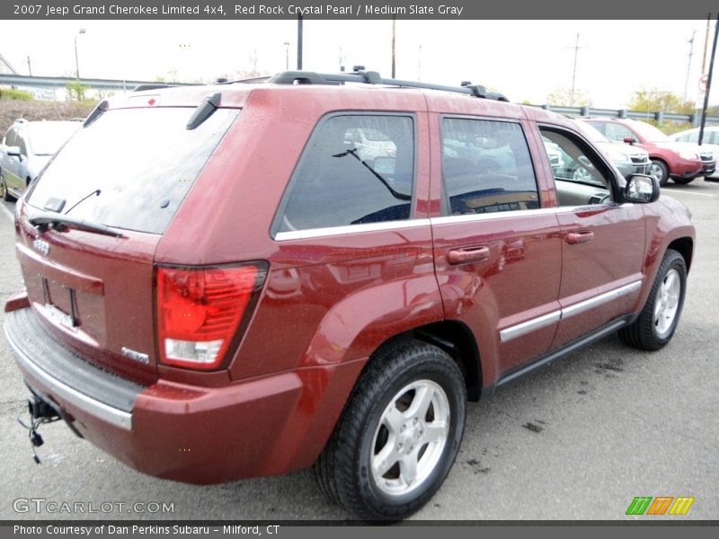 Red Rock Crystal Pearl / Medium Slate Gray 2007 Jeep Grand Cherokee Limited 4x4