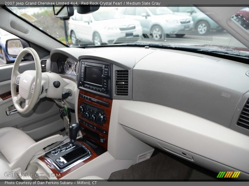 Red Rock Crystal Pearl / Medium Slate Gray 2007 Jeep Grand Cherokee Limited 4x4