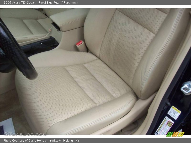 Royal Blue Pearl / Parchment 2006 Acura TSX Sedan