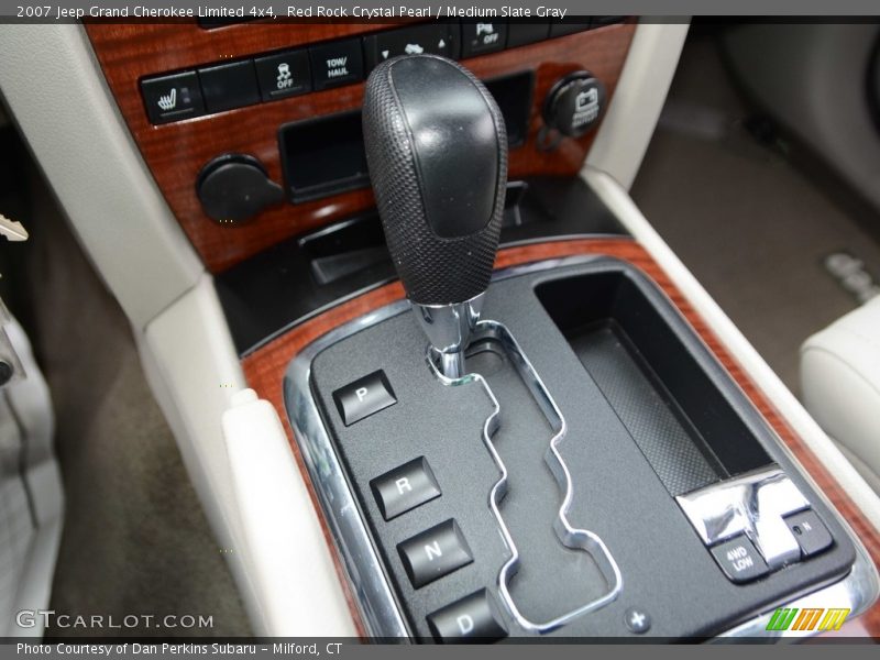Red Rock Crystal Pearl / Medium Slate Gray 2007 Jeep Grand Cherokee Limited 4x4