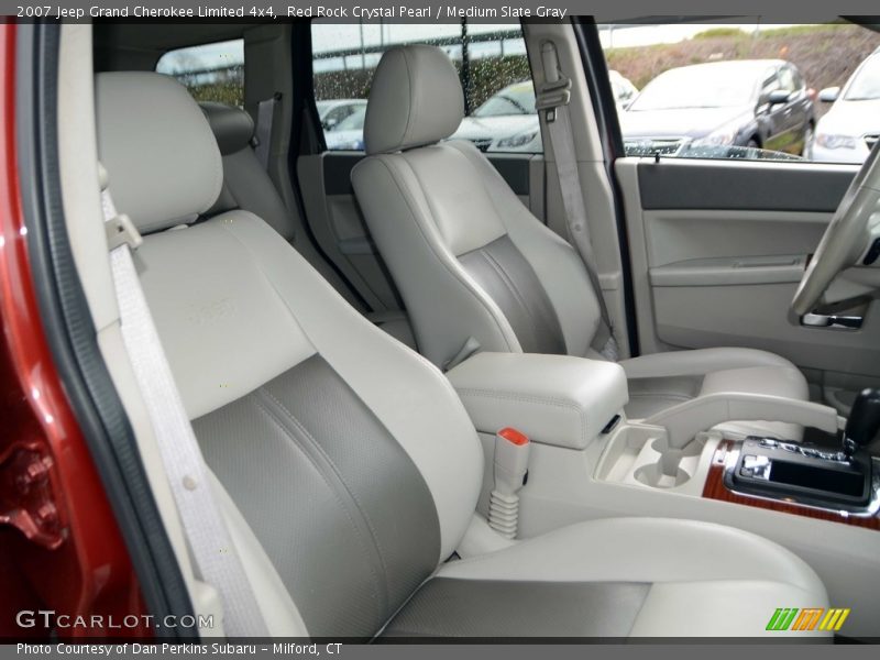 Red Rock Crystal Pearl / Medium Slate Gray 2007 Jeep Grand Cherokee Limited 4x4