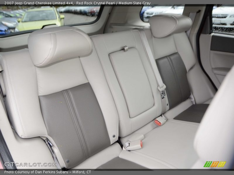 Red Rock Crystal Pearl / Medium Slate Gray 2007 Jeep Grand Cherokee Limited 4x4