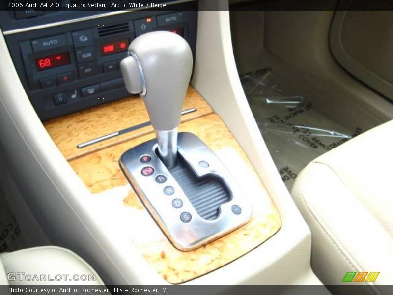 Arctic White / Beige 2006 Audi A4 2.0T quattro Sedan