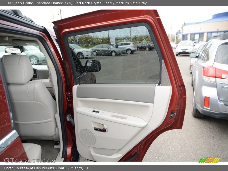 Red Rock Crystal Pearl / Medium Slate Gray 2007 Jeep Grand Cherokee Limited 4x4