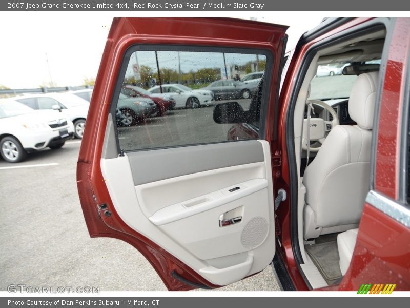 Red Rock Crystal Pearl / Medium Slate Gray 2007 Jeep Grand Cherokee Limited 4x4