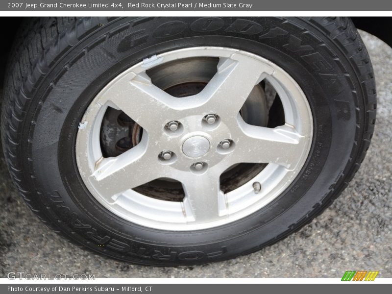 Red Rock Crystal Pearl / Medium Slate Gray 2007 Jeep Grand Cherokee Limited 4x4