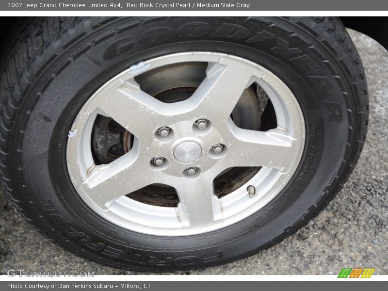 Red Rock Crystal Pearl / Medium Slate Gray 2007 Jeep Grand Cherokee Limited 4x4